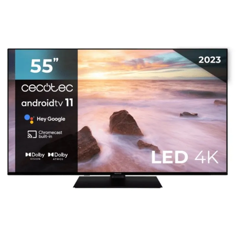 Cecotec A2 Series ALU20055Z 55" LED UltraHD 4K HDR10 Smart TV 02600