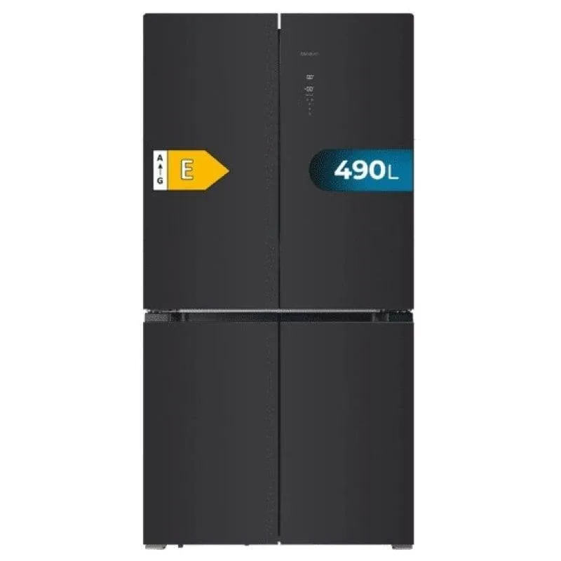 Cecotec Bolero CoolMarket 4D 490 Frigorífico Americano No Frost E Negro Cristal 02457