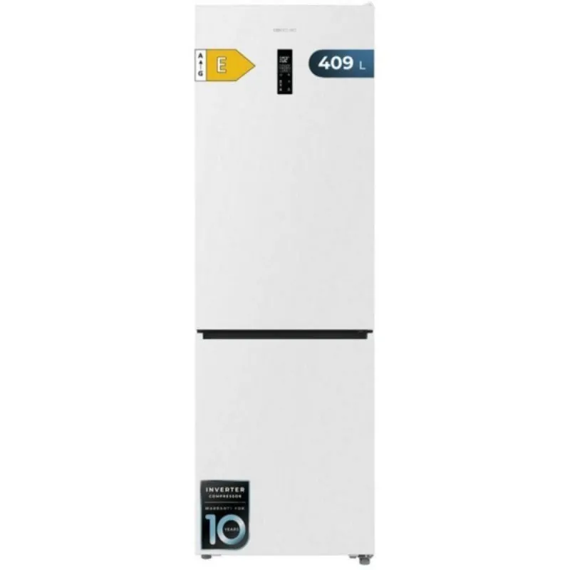 Cecotec Bolero CoolMarket Combi 409L Frigorífico 185cm Clase E Blanco No Frost Inverter A01_EU01_109113
