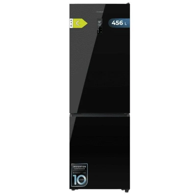 Cecotec Bolero CoolMarket Combi 45L Frigorífico 6201cm C Cristal Negro No Frost A01_EU01_109128