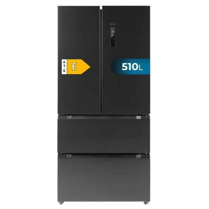Cecotec Bolero CoolMarket FD 510 Frigorífico Americano 4 Puertas No Frost E Negro 02462