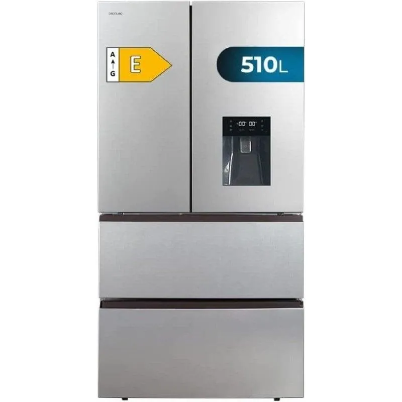 Cecotec Bolero CoolMarket FD 510 WD Inox Frigorífico Puerta Francesa E Acero Inoxidable 02463