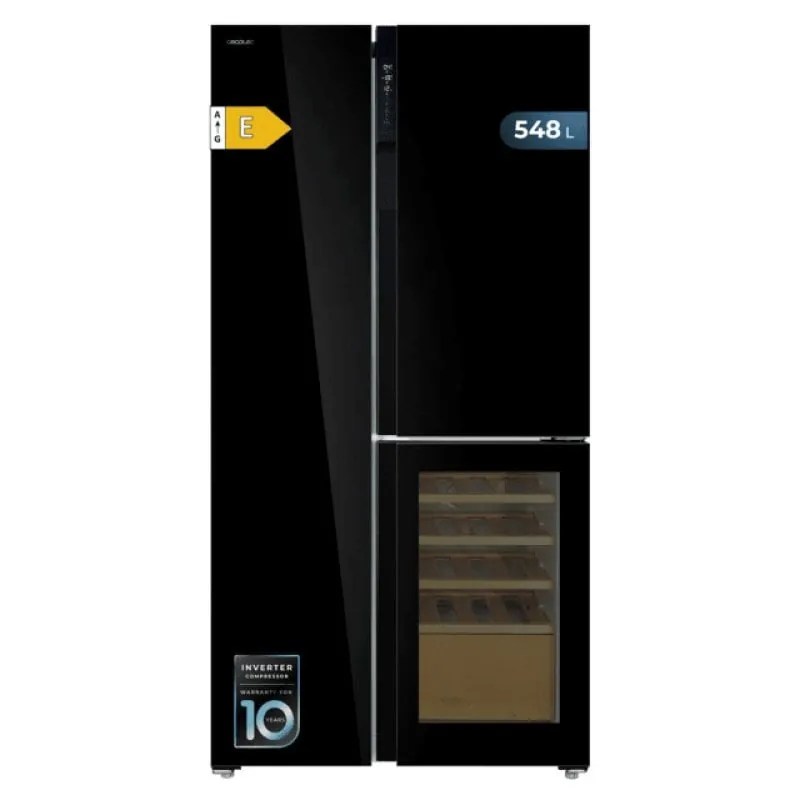 Cecotec Bolero CoolMarket TDW 548 Frigorífico Americano Nofrost 548L E Negro 01957