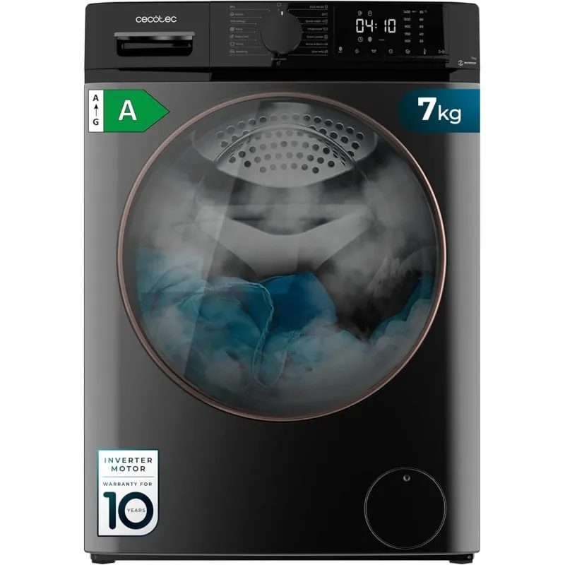 Cecotec Bolero DressCode 7610 Inverter Lavadora Carga Frontal 7Kg A Acero Inoxidable 01922