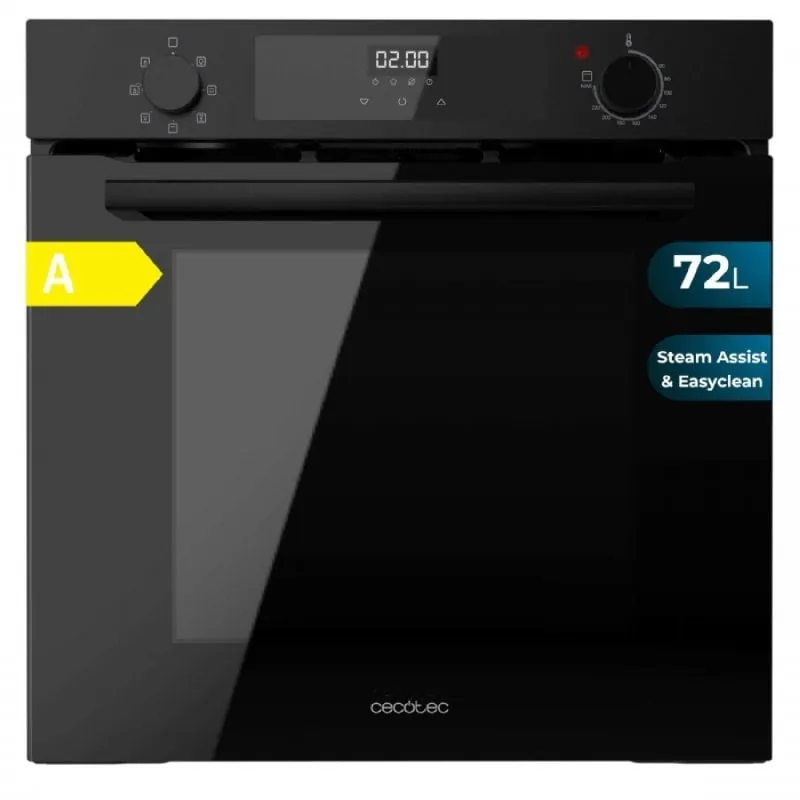 Cecotec Bolero Hexa M226000 Glass Black Horno Multifunción Integrable A 02809