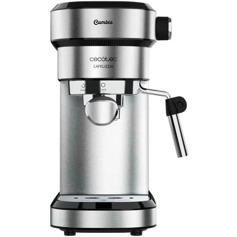 Cecotec Cafelizzia Steel Cafetera Espresso 1350W 20 Bares Acero Inoxidable 01497