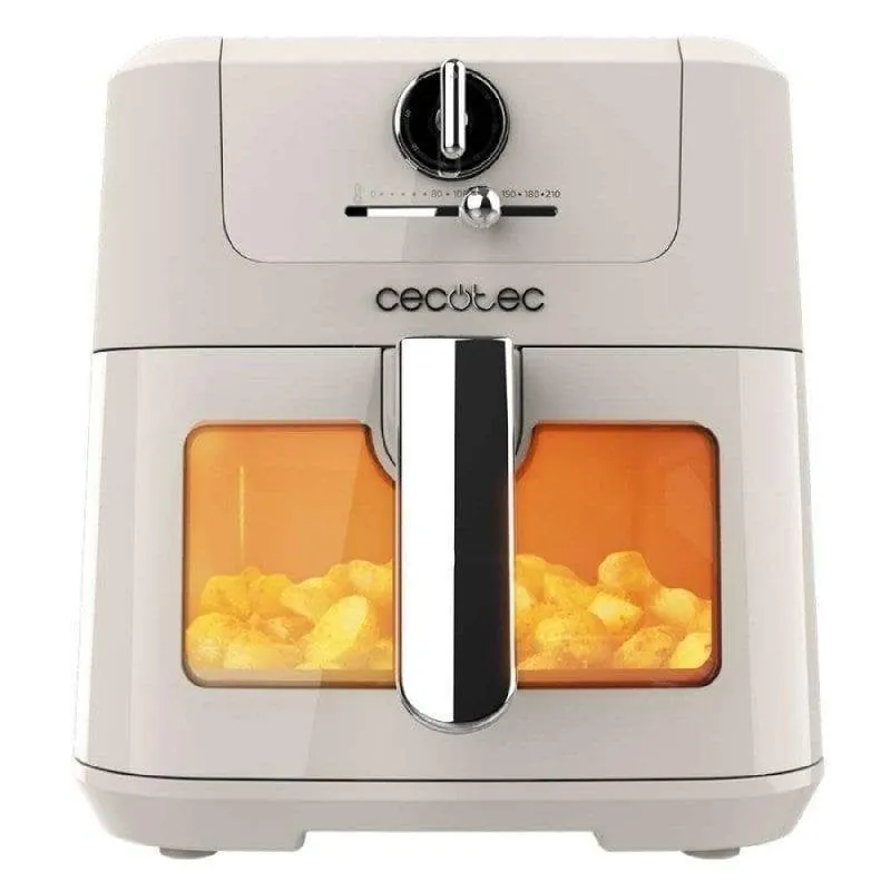Cecotec Cecofry Antique 5000 Window Freidora de Aire 5L 1500W Blanco 04953