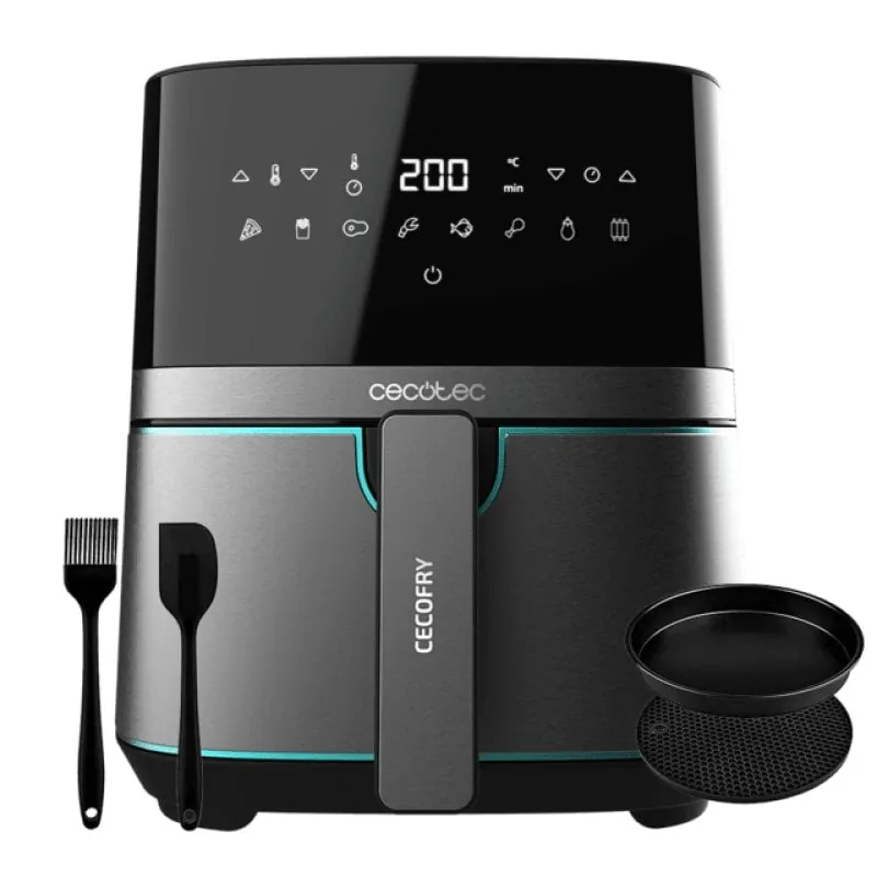 Cecotec Cecofry Full Inox Black 5500 Pro Freidora sin Aceite 5.5L 1700 W 03318