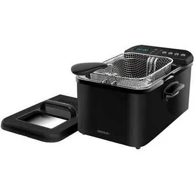 Cecotec Cleanfry Luxury 3000 Black Freidora 3.2L 2400W Acero Inoxidable Negro 04301