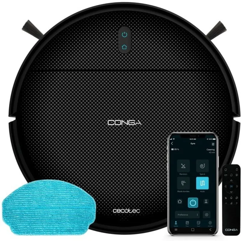 Cecotec Conga 999 Origin Genesis Robot Aspirador WiFi 08093