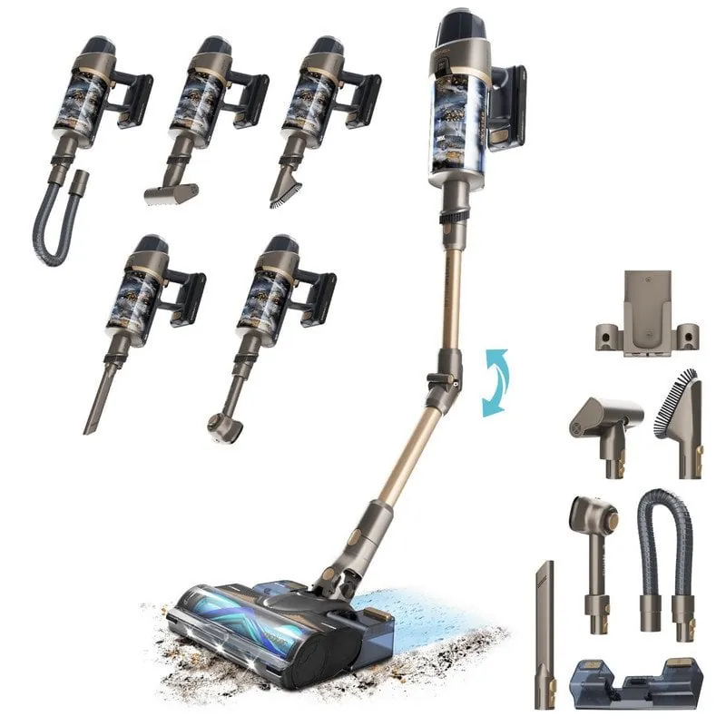 Cecotec Conga Rockstar 12500 Stellar AquaPet Flex Aspirador Escoba/Mano sin Cable 29.6V 700W 00666