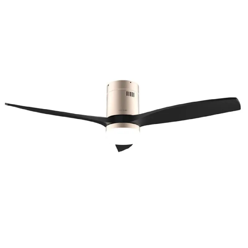 Cecotec EnergySilence Aero 5600 Aqua Goldblack Connected Ventilador de Techo con Luz y Mando 40W 08525