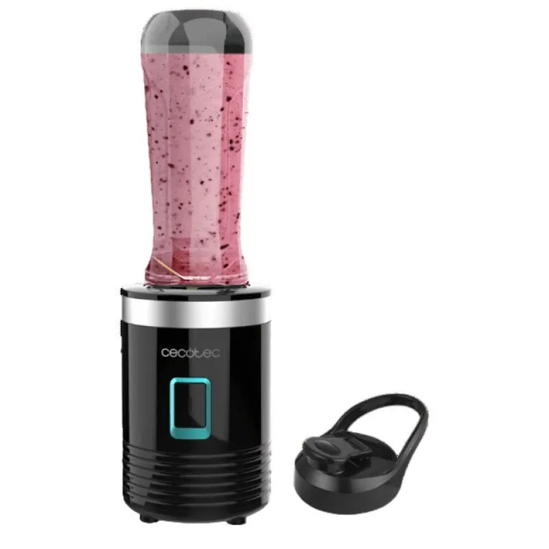 Cecotec Power Titanium 350 Batidora de Vaso Portátil 350 W Negra 04395