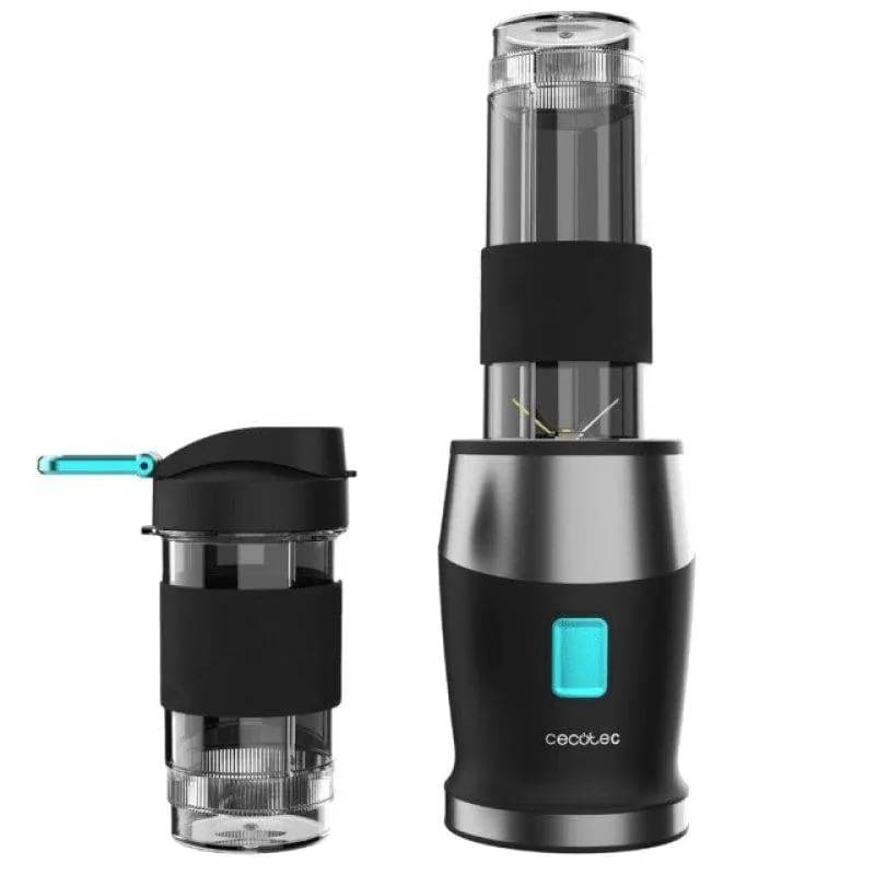 Cecotec Power Titanium 900 ProGo Batidora de Smoothies con 2 Vasos Portátiles 570ml 900W 03916