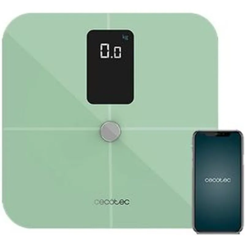 Cecotec Surface Precision 10400 Smart Healthy Vision Green Báscula de Baño Inteligente 04262
