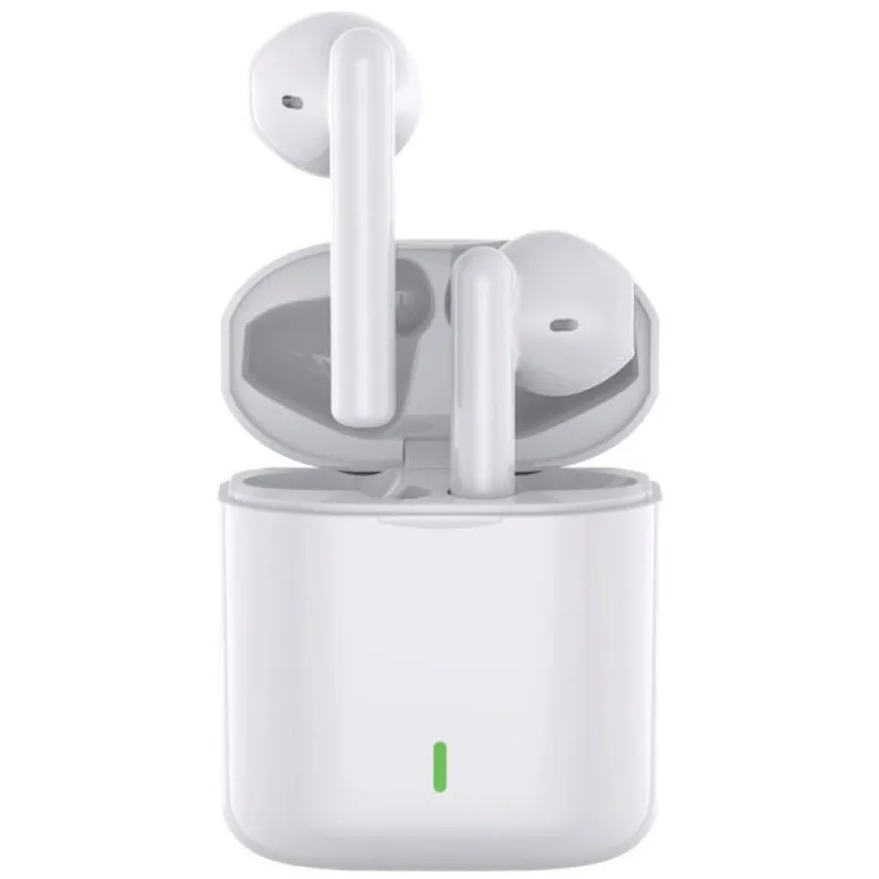 Celly Buz WH Auriculares Inalámbricos Bluetooth con Estuche de Carga Blancos TWSESP