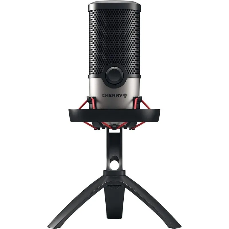 Cherry UM 6.0 ADVANCED Micrófono de Mesa para Streaming USB Negro JA-0710