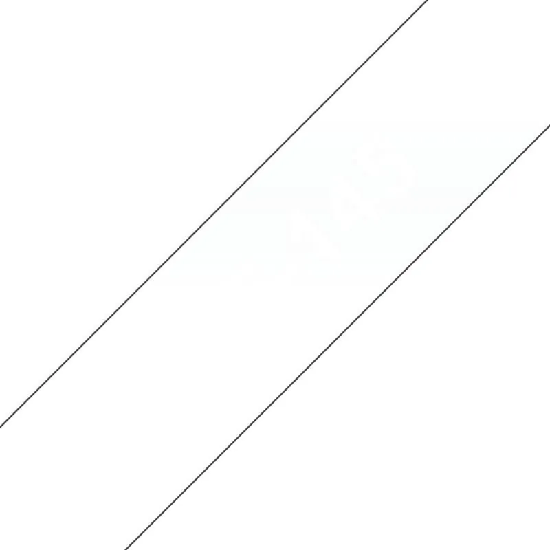 Cinta Brother TZe-145 laminada 18 mm x 8 m blanco sobre transparente gris TZE145