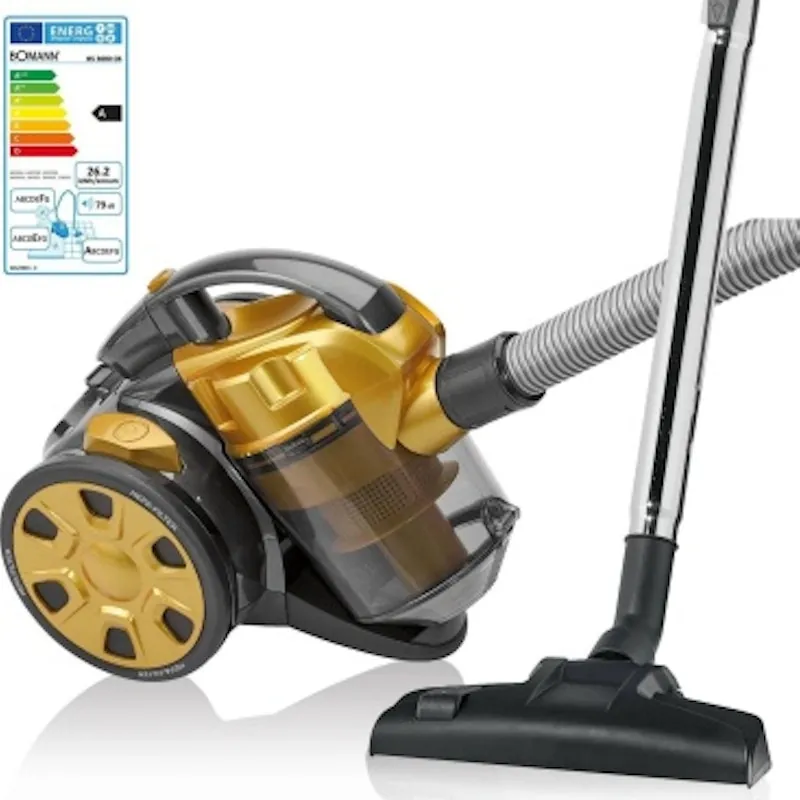 Clatronic BS 1308 Aspiradora Ciclónica sin Bolsa 700W Dorada BS1308Y