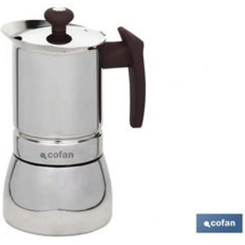 Cofan Constanza Cafetera Italiana 9 Tazas Acero Inoxidable 8445187253672