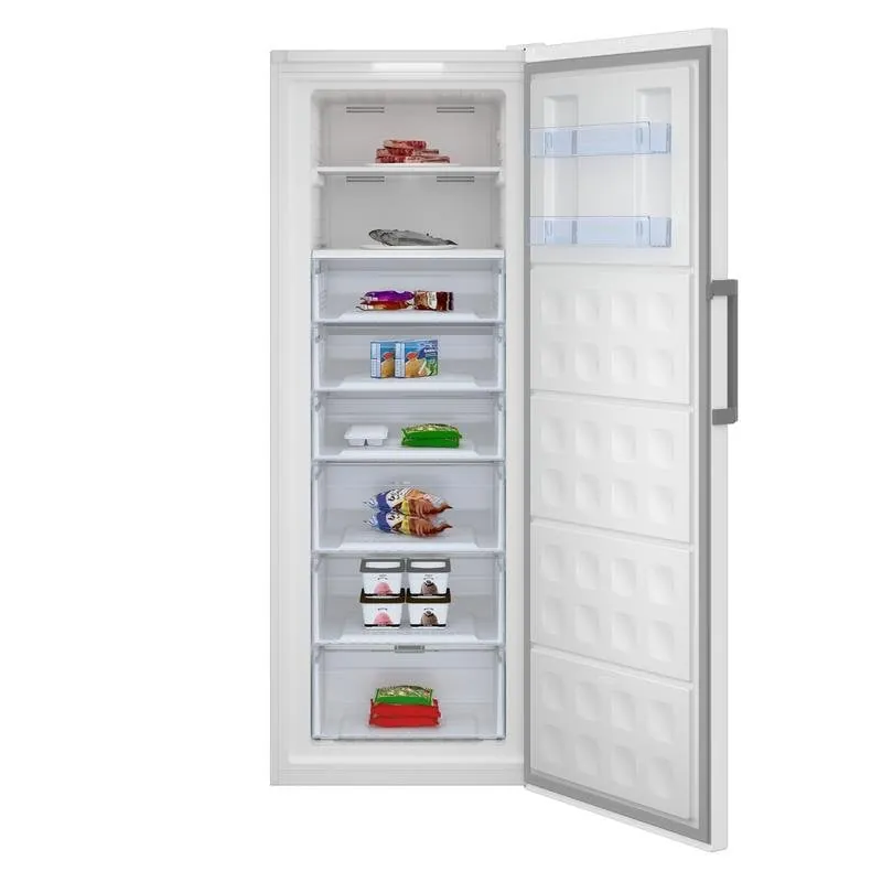 Congelador BEKO RFNE448E45W vertical 404 L No Frost Clase D Blanco 7278440513