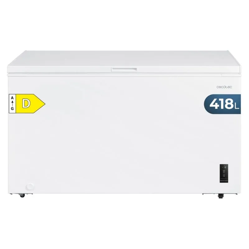 Congelador Cecotec Bolero CoolMarket Chest 418P Dual LED Fast Freezing Ruedas A01_EU01_110507
