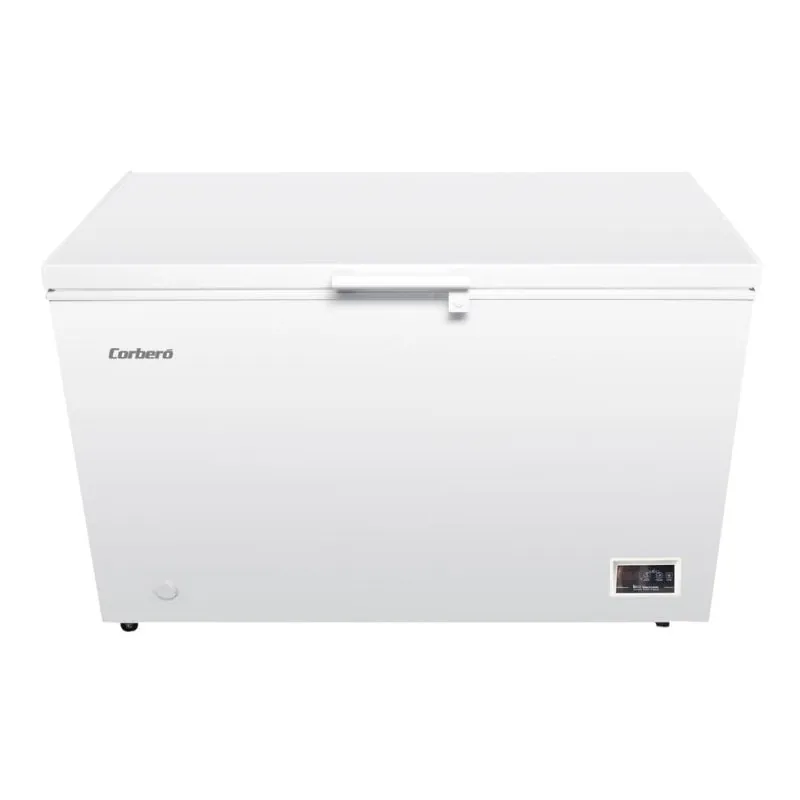 Congelador Corbero CCHH40024E 371 L Blanco rápido con ruedas y LED CCHH40024E