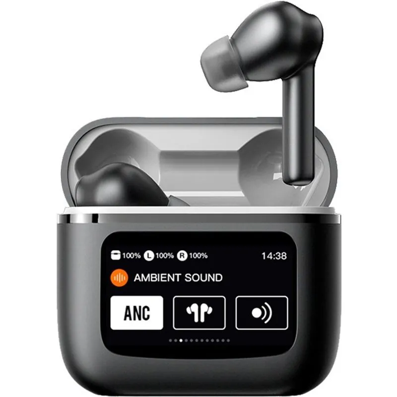 Cool Touch Auriculares Inalámbricos Bluetooth con Pantalla LCD Táctil Negros 8434847073361