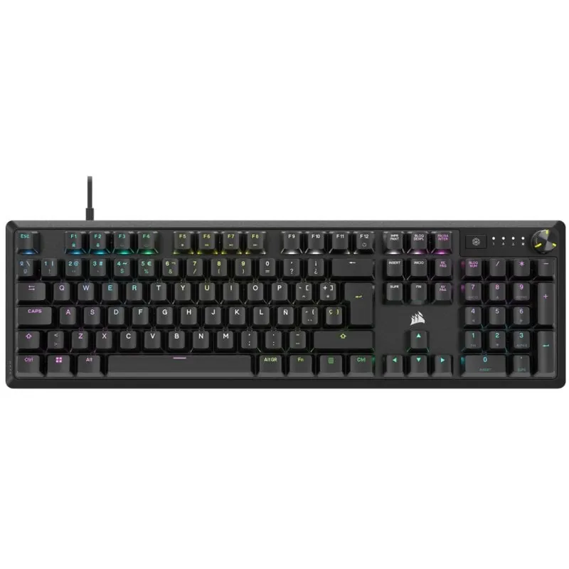 Corsair K70 CORE Teclado Mecánico Gaming RGB Switch MLX Red Negro CH-910971E-ES