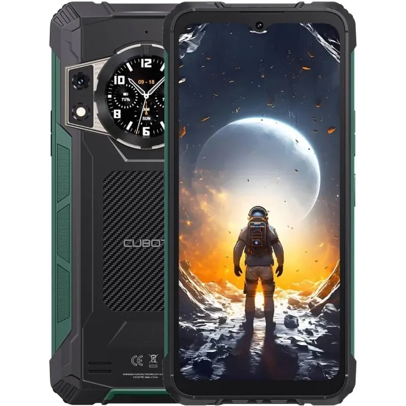 Cubot KingKong Ace 2 6GB/128GB 5100mAh NFC 90Hz Android 14 Dual SIM Negro/Verde CUBOT KK ACE 2 GREEN