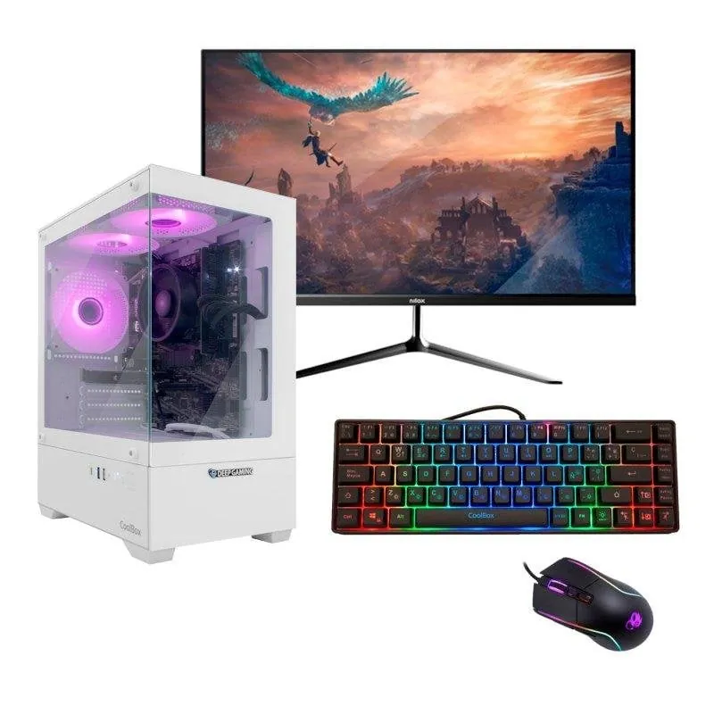 Deep Gaming Spectre AMD Ryzen 5 5600G 32GB 1TB SSD Radeon Windows 11 Pro Monitor 24" Pack Gaming 83SPWR5032PTXXD/MON24/TM065