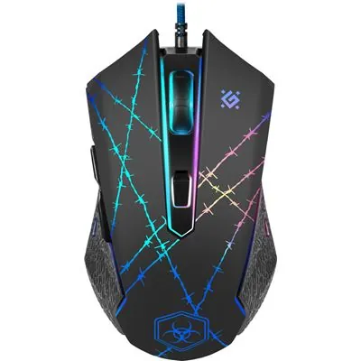 Defender Forced GM-020L 5 Ratón Gaming 3200DPI Negro 052020
