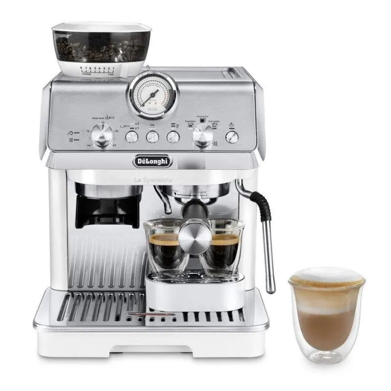 DeLonghi La Specialista Arte EC9155.W Cafetera Espresso con Molinillo 15 Bares Acero Inoxidable EC9155.W