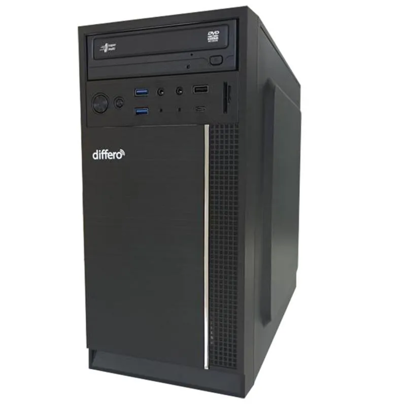 Differo V15 Intel Core i5-12400 16GB 500GB SSD NVMe UHD 730 Midi Tower Negro OR1639251PN