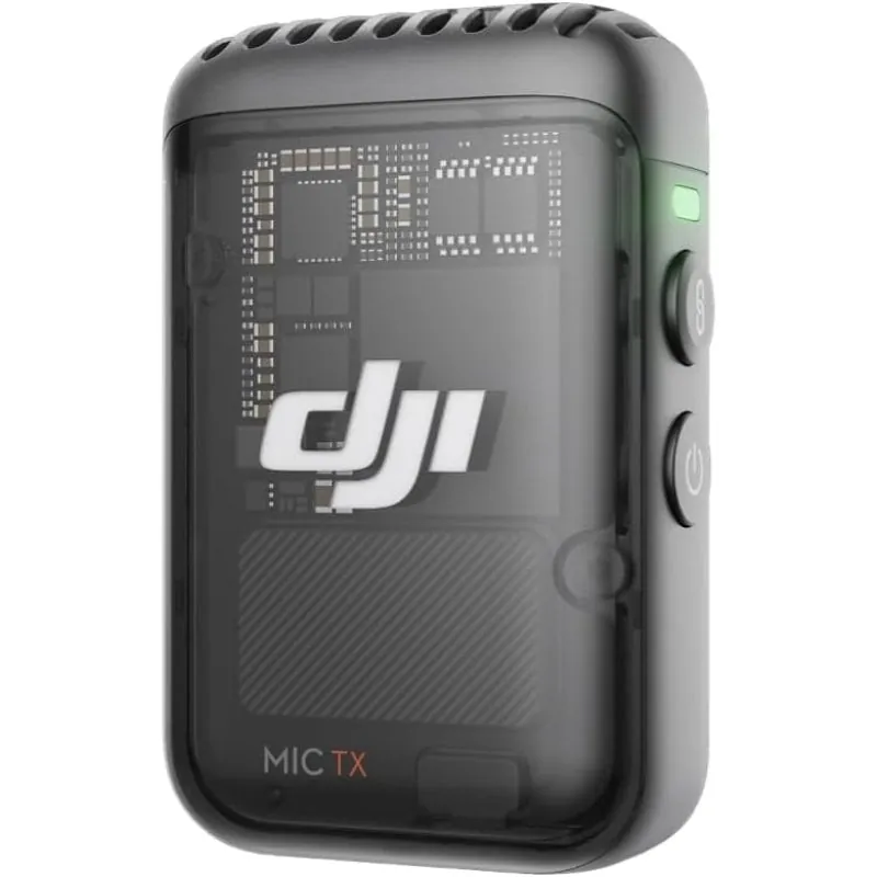 DJI Transmisor Mic 2 Micrófono Inalámbrico con Cancelación de Ruido Inteligente Negro 6941565971395