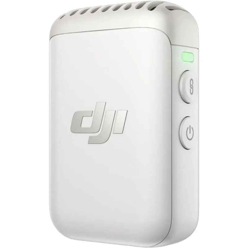 DJI Transmisor Mic 2 Micrófono Inalámbrico con Cancelación de Ruido Inteligente Blanco 6941565971388