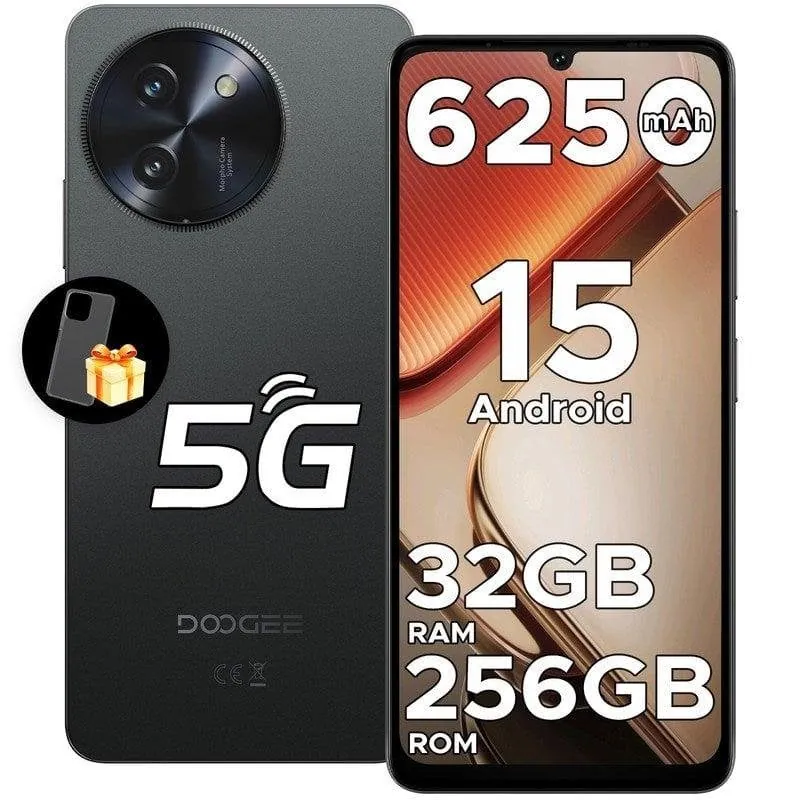 Doogee Note 59 Pro 5G 8GB 6.75" 256GB Negro NFC NOTE59PRO-BLACK