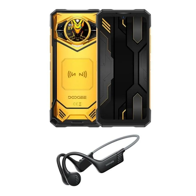 Doogee S200 X Vip 12GB 512GB 6.72" FHD+ 120Hz 5G Dual SIM Batería 10100mAh NFC Android 16 Naranja Doogee S200 X VIP Orange