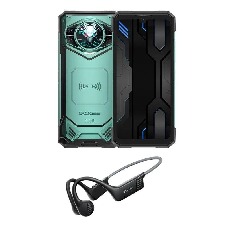 Doogee S200 X VIP Edition 12GB 512GB 6.72" 120Hz 5G Dual SIM NFC Batería 10100mAh Android 16 Verde Doogee S200 X VIP Green