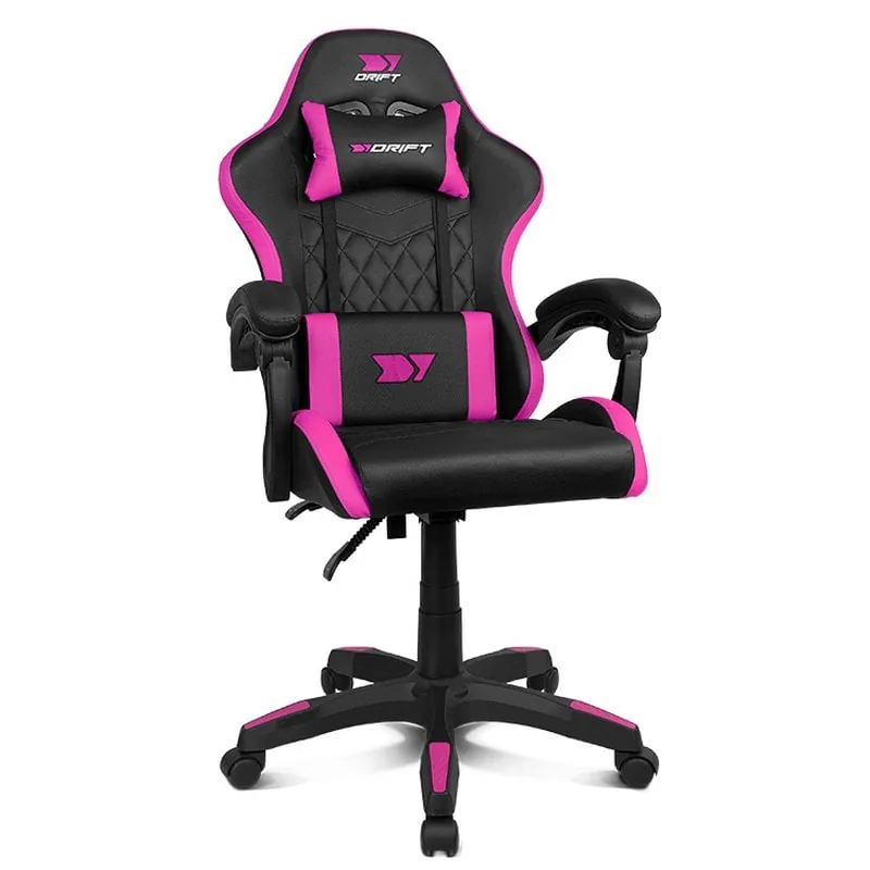 DRIFT DR35 Silla Gaming Negra/Rosa Fucsia DR35BF