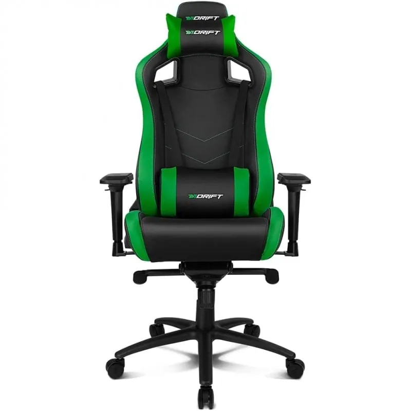 Drift DR500 Silla Gaming Negra/Verde DR500BG