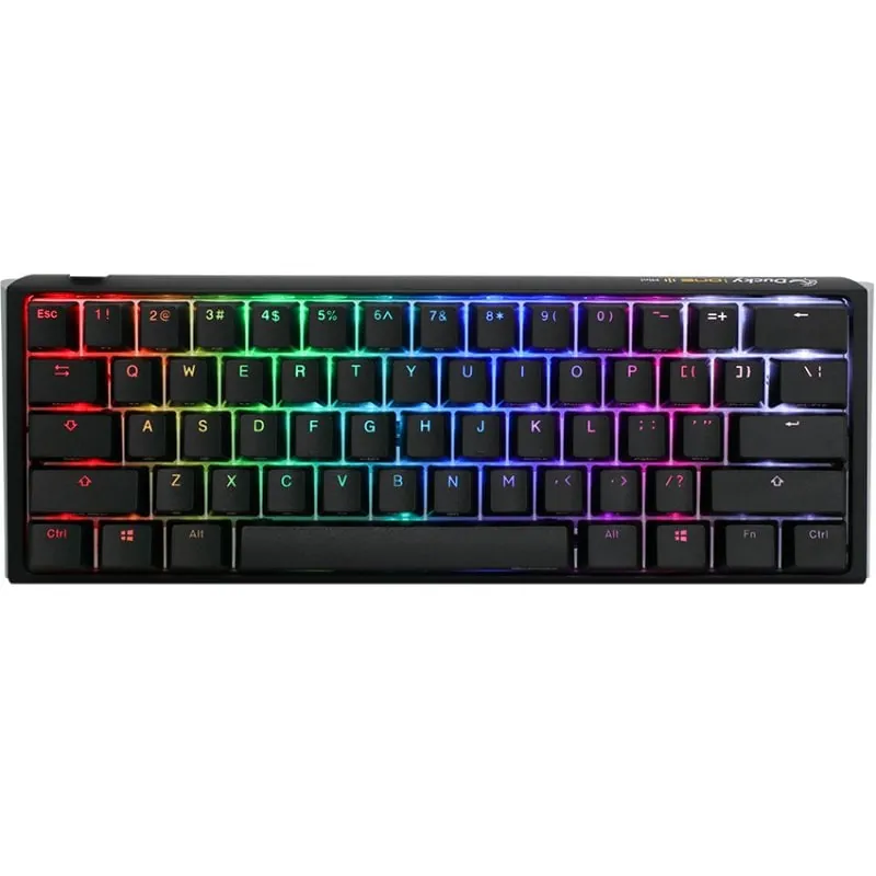 Ducky ONE 3 Classic Mini 60% Hot-swappable MX-Red RGB PBT Teclado Mecánico DKON2161ST-RESPD