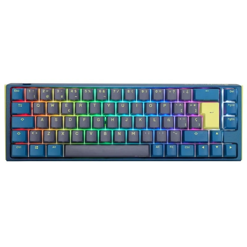 Ducky One 3 Daybreak SF 65% Hot-Swappable MX-Red RGB PBT Teclado Mecánico DKON2167ST-RESPDDB