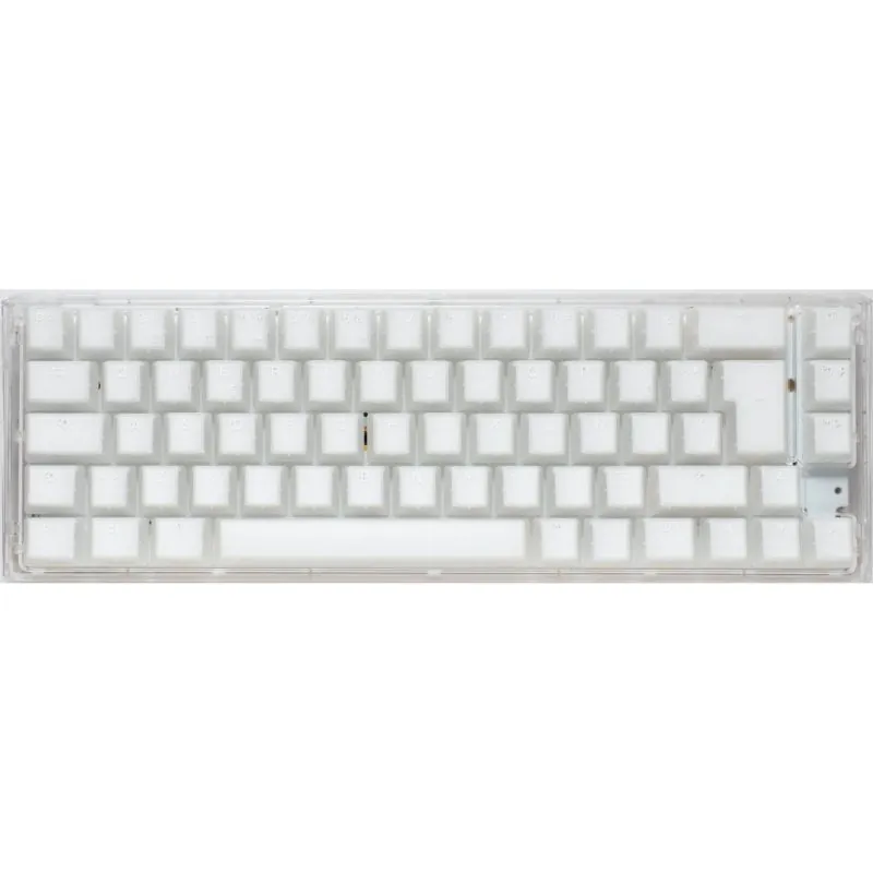 Ducky One 3 SF 65 Aura White Teclado Mecánico Gaming Switch MX Red RGB PBT Blanco DKON2167ST-RESPDA