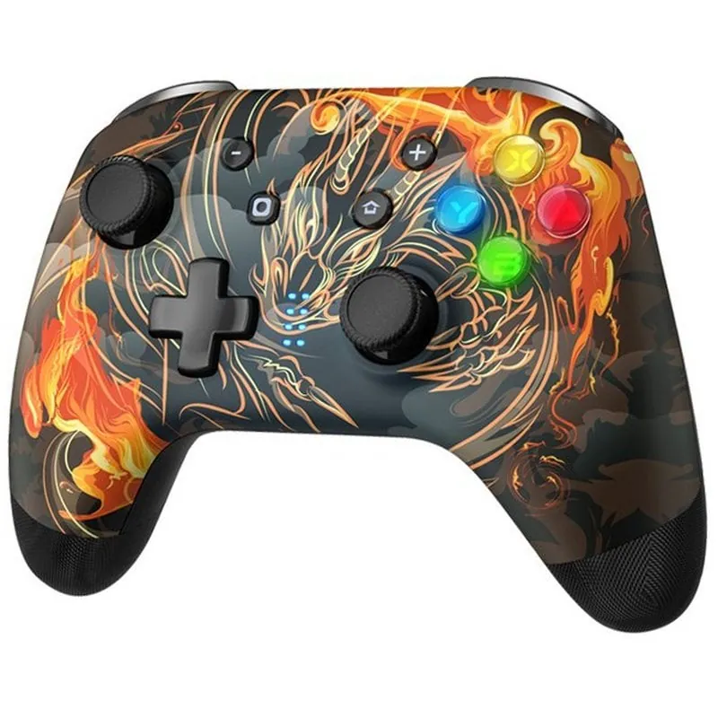 EasySMX 9124 Gamepad Inalámbrico Bluetooth/2.4GHz Dragon para Nintendo Switch/PC/Android/iOS 9124-Dragon