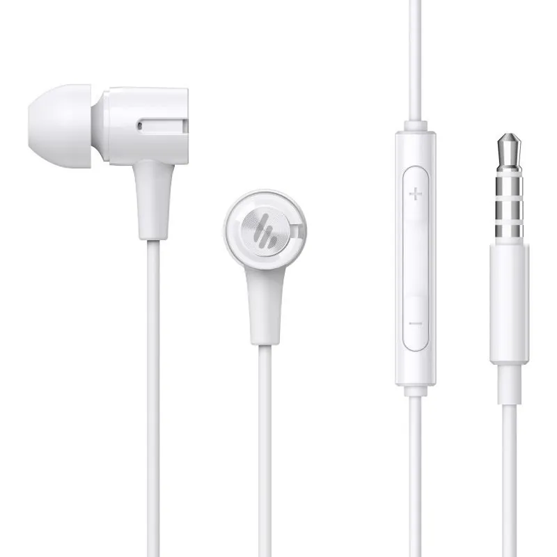 Edifier P205 Auriculares con Cable, Micrófono y Control en Línea Blanco edifier-p205-white