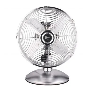 EDM Ventilador de Sobremesa 60W Cromado EDM33972
