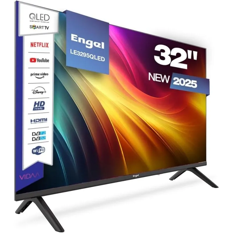 Engel QLED LE3295QLED 32" HD Ready Smart TV VIDAA Dolby Audio LE3295QLED
