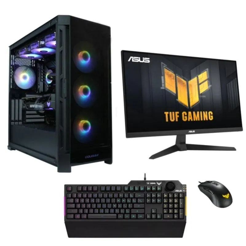 Epical-Q Pack Gaming Epic120 AMD Ryzen 7 7800X3D 32GB 1TB SSD RTX 5070 Ti Monitor 27" Teclado Ratón EQ-PG-R7-V31-1