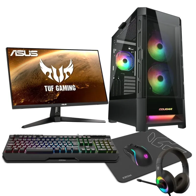 Epical-Q Pack Gplus56 AMD Ryzen 7 5800X/32GB/1TB SSD/RTX 4060 + Monitor 24" FHD 165Hz + Combo Gaming EQ-PG-R7-V13